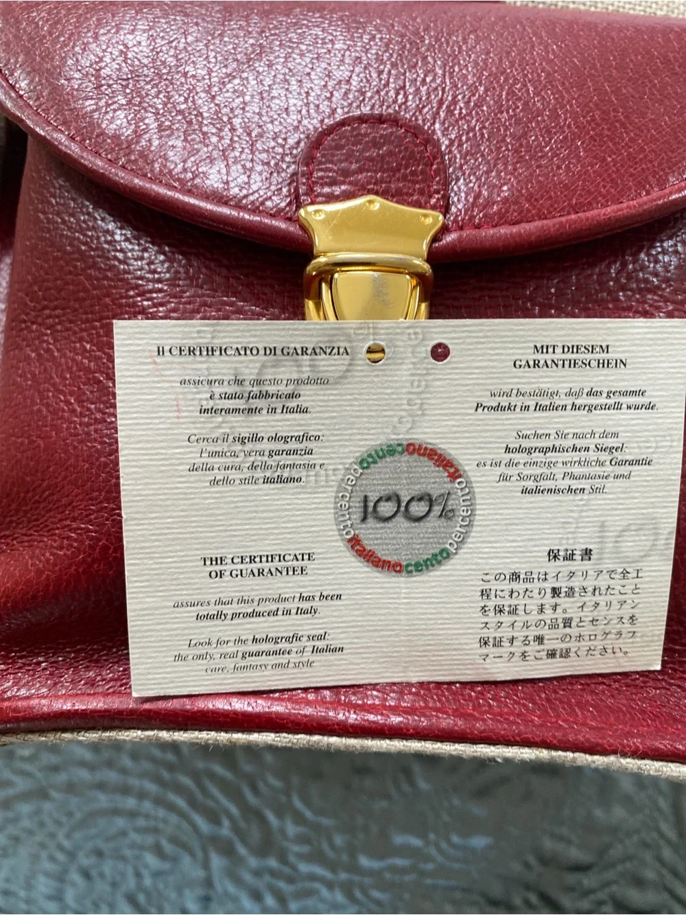 Jane August Unique, Never Used Handbag with Certificate of Authenticity!!
